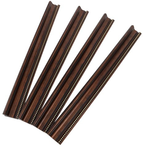 PERSELOSO 4 Pièces de Baguettes Vintage pour Cadre Photo, Moulure Ornée en Mousse, Compatibilité, Entretien Facile, Décoration Murale pour Galerie et Intérieur