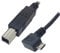Cablecc Cavo da micro USB OTG ad angolo sinistro di 90 gradi a tipo B standard per stampanti, scanner, hard disk, 60 cm