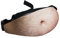 MineSha - Sac banane faux ventre ceinture reglable - beige