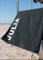 S< S< Strandtuch mit Name - personalisierte Bedrucking - XXL Saunatuch - Strandtuch 100x200 aus Baumwolle (Anthrazit)