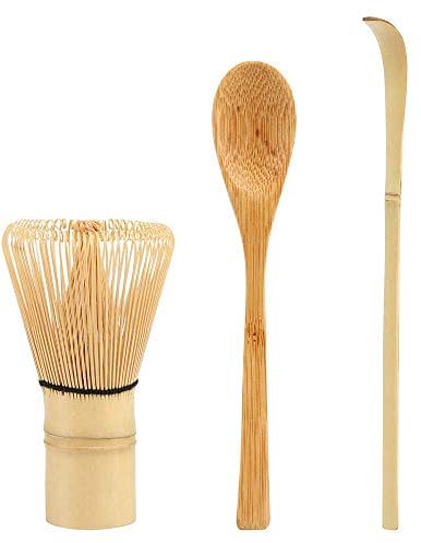 LEMESO Fouet à Matcha et Cuillières - Ustensile Kit pour Matcha