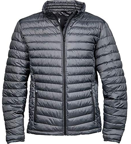 Tee Jays Mens Padded Zepelin Jacket (XL) (Space Grey)