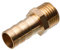 Messing Schlauchkupplung mit Gewinde 1/2 für Schlauch 10 mm