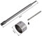 Kovalmax® FRESA A TAZZA 110 MM PER MURO CEMENTO ASTA PROLUNGA 50 CM PER TRAPANO ATTACCO SDS PLUS