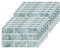 Green Brick Tile Stickers for Bathroom Kitchen Waterproof Vinyl Stick on Tiles Backsplash Self Adhesives Wall Tile Transfers Peel and Stick Tile Decals for Living Room - 30x15cm (12 Sheets)