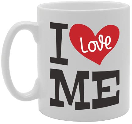 MG5339 - Tazza in ceramica con scritta I Love Me Tee (lingua italiana non garantita)