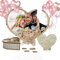 Hochzeits Gästebuch,Wedding Holzherzen Alternative Hochzeitsdeko 65 Herzen Beschriften, Rustikales Geschenk Hochzeitstag Taufe Geburtstag Babyparty (Herzförmiges Holzherz)