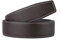 Vatee's Wendbare Echtledergürtel für Männer/Frauen Ersatzgurt ohne Schnalle 32mm breit 95cm lang Schwarz & Braun