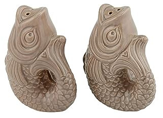 Gift Company Set salière et poivrière Monsieur Carafon 2 pièces, Sandstone 9 cm