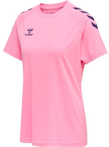 hummel Core XK Poly T-Shirt Damen rosa, S Damen