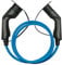 Kabelmeister Typ 2 Ladekabel | Kurze 2,5m - blau | 11 kW - für Elektro- und Hybridfahrzeuge - 16A | 3-Phasig | Mode 3 - geeignet für PHEV, BEV & EV