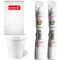 NARAMAKI® Vasos de café – 200 vasos de café de plástico – Vasos blancos de 80 cc