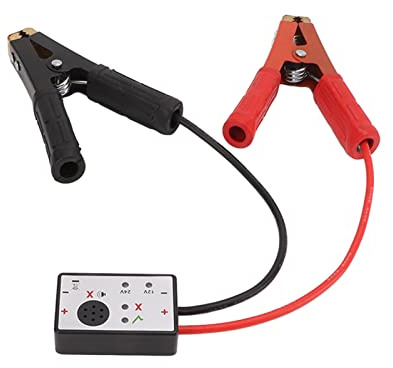 Akozon Automotive Überspannungsschutz, Anti-Zap-Überspannungsschutz, Schweiß-Überspannungsschutz, Clip aus Reinem Kupfer mit LED-Anzeige, Universell für 12/24-V-Fahrzeuge