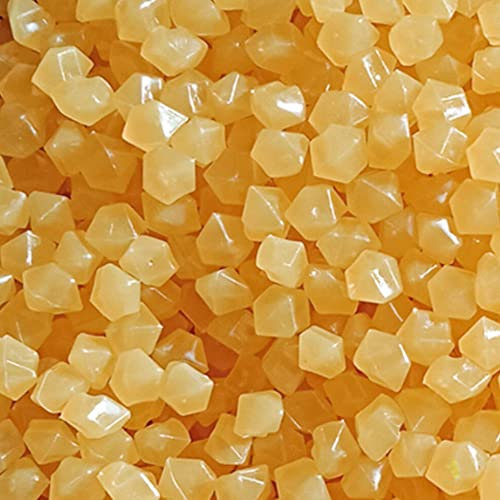 MOCNT 300 Pièces Pierre Lumineuse Galet Lumineux Cailloux Brillants dans Le Noir pavés pour Maison Jardin Passerelle Aquarium Patio Pelouse Décoratives Orange 14x11mm