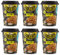 6x Star Saikebon Noodles Yakisoba Pollo Japanisches Gericht Bestehend aus Nudeln, Huhn und Gemüse 93g