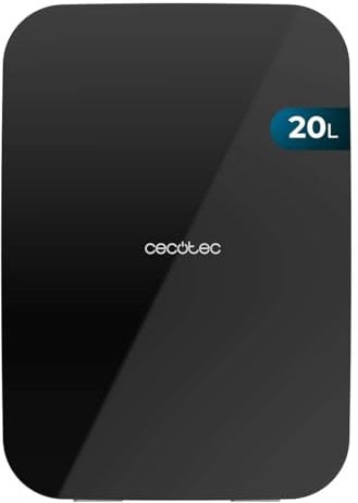 Cecotec Nevera Pequeña Bolero MiniColing 20L Bahamas Mint. Capacidad 20 L, Funcionamiento 12-220 V, Compatible con Coches y Caravanas, Función Frío y Calor, Temperatura Regulable de 7 ºC a 65 ºC