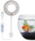 Halatua Luz de acuario para plantas – Luces LED para acuario, luces de pecera, luz LED, rotación de 360°, 8 W, enchufe USB, bajo consumo, luces coloridas para acuarios, peceras, piscinas pequeñas