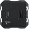 SIMON - Enchufe con Cargador Doble USB A+C, 3A, Serie 270, Tecnología Power Delivery, Enchufe de Pared Plano y Fino, Fácil de Instalar, Empotrable, Apto para Interiores, Color Negro (20000296-098)