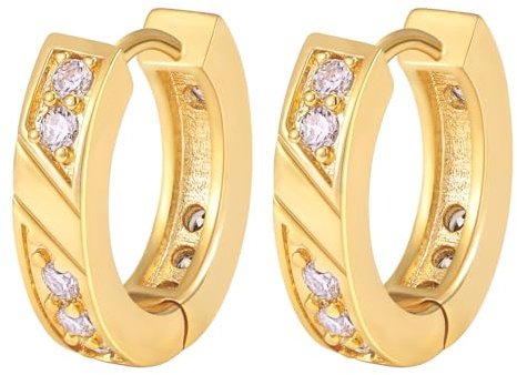 VEXXS Diamond Hoop Earrings for Men001