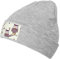 Beanie-Mütze mit Eulen-Baumzweigen, für Damen und Herren, Strickmütze, warme Wintermütze, modische Mütze mit Bündchen, Grau, Einheitsgr��e