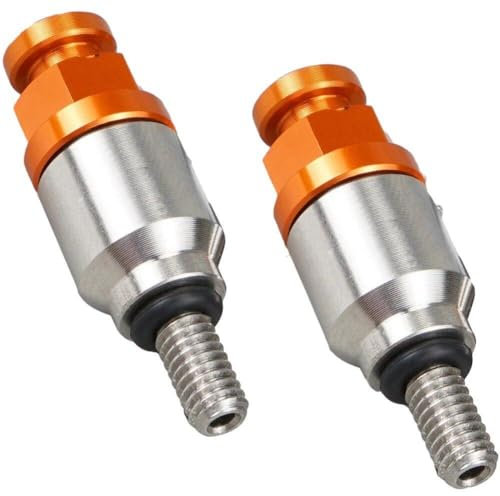 2 Stück Gabel-Entlüftungsventile Schraube M4 x 0 7 Motorrad-Schraube Gabel-Entlüftungsventil Metall Auto in Reifen für Auto LKW Motorrad