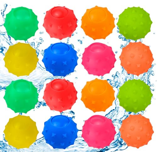 Palloncini Acqua, RoseFlower Autosigillante Bombe d'acqua Riutilizzabili, Giochi acquatici per attività estive all'aperto Giochi acquatici per bambini e adulti, Feste, Piscina, Giardino, Spiaggia
