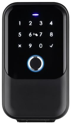 Zhwkelvs Couvercle Étanche Coffre-Fort Tuya Code Empreinte Digitale Bluetooth Wifi Boîte à Clés Intelligente App Support Mural à Distance Boîte de Serrure de Porte Combinée
