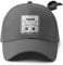 urban ace Baseball Cap Herren Damen 100% Baumwolle inkl. Wandhaken Snapback Verschluss verstellbar Outdoor Running Sport Freizeit Basecap Kappe Männer Frauen (Dark Grey Meow)