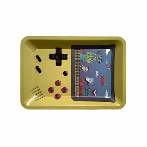 Piccolo vassoio in metallo colorato, videogioco, piccolo (18 cm x 12,5 cm).