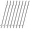 QUARKZMAN 8pz 8/32 M4 Barre Filettate 16pz Dadi Esagonali e Rondelle 4 201 Acciaio Inossidabile Filetti Completi Destri per Ganci, U-Bulloni, Barre per Sostegno Giardino, Argento