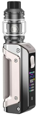 Geek'Vape Aegis Solo 3 Kit Batteries 18650 (batterie non incluse) 100 W 5,5 ML Atomiseur Z Subohm Tank 2021 Bobine Z Coil 0,2ohm 0,4ohm S100 3 Mod Vape Original (Gris foncé) - No Nicotine