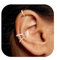 BVLAGIDA 3 Paare Ear Cuff für Damen Silver Ohrmanschette Fake Ohrringe Fake Pircing Earrings Without Ear Hole Clip Earrings Knorpel Helix Ohrringe mit Geschenkbox