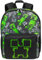 Minecraft Rucksack Kinder Jungen Kinderrucksack Creeper Freizeitrucksack mit Reißverschluss-Fächern für Schulrucksack Schule Sport Alltag (Schwarz, 40x29x17cm)