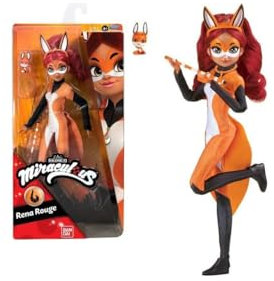 Bandai Miraculous Ladybug – Puppe Rena orange 26 cm