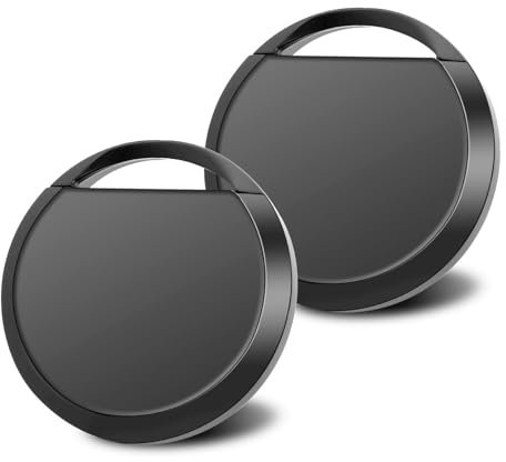 2 PCS Android Smart Tag,Schlüsselfinder KeyFinder kompatibel mit Google Mein Gerät Finden APP (NUR Android), Bluetooth Key Finder für Koffer/Gepack/Taschen/Brieftasche