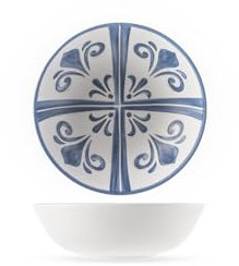 H&H – Lot de 6 coupelles en mélamine décorée | Ø 13 cm | Design coloré et élégant | Résistantes, légères, lavables au lave-vaisselle