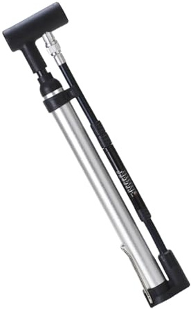 ULIJTH Kompakt Hochdruck-Fahrradpumpen, ergonomisch, für Straßenfahrten, unverzichtbare Doppelventile, Fahrradpumpen