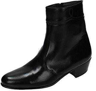 MOYA 50 Stivaletti TACCO Cubano Uomo Stivali-Stivaletti, Nero , 42 EU