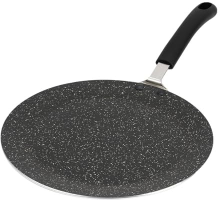 SAFRI Flat Dosa Tawa Pancake Roti Bread Maker Egg Fry Chapati Hot Plate Frying Pan - 30cm Induction, Gas, Electric Hobs