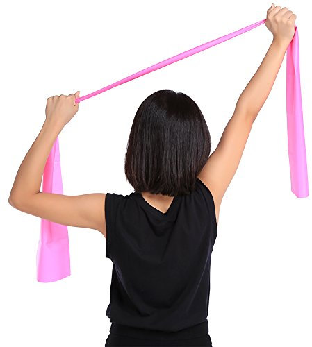 Keenso Stretch Band, 1.5M Yoga Stretch Band Resistance Elastic Strap for stretching,Fitness Band Yoga Bands for Exercise to Help Flexibility - Three Colors