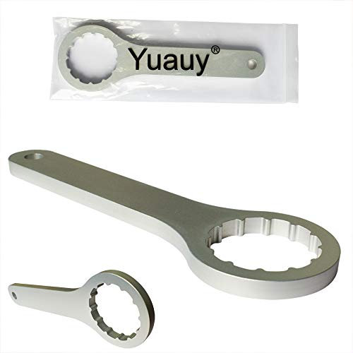 Yuauy Bottom Brackets Spanner Wrench Removal Installation Tool for Bicycle Dub Axle Aluminum Alloy
