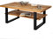 DK-Wohnen Couchtisch Beistelltisch Wildeiche geölt B115xH48,5xT65 ELFO Tina 2282