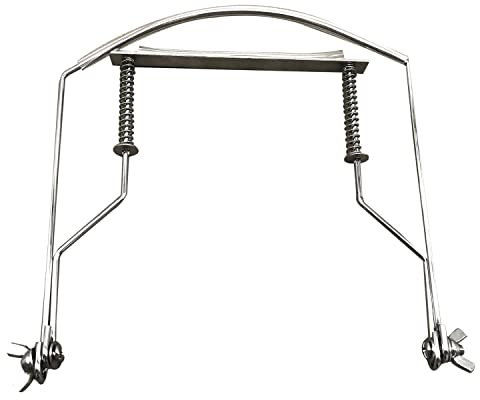 Mundharmonika Halshalter 10 Löcher Mundharmonika Ständer Harmonic Rack -Silber
