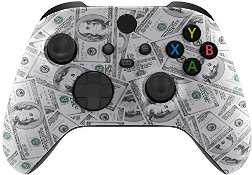 eXtremeRate Front Gehäuse Case für Xbox Series X&S Controller, Vorderseite Hülle faceplate Cover Skin Shell Zubehör für Xbox Core Controller-US-Dollar