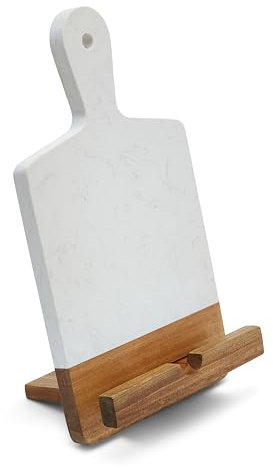 The Original Patent Tender Cottage - Tagliere per salumi, tagliere per formaggi in marmo bianco, per Natale, festa della mamma, nonna, matrimonio, inaugurazione della casa