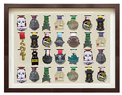 Anzeigen-Rahmen-Medaillen - Medal Vitrine Box, Militär Sport Medaille Vitrine, Schaukasten Schrank, Marathon Sport