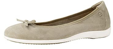 Tamaris Donna Ballerine, Signora Ballerine Classiche,Soletta Removibile,Classico Elegante,Ballerine,Scarpe estive,Sage,37 EU