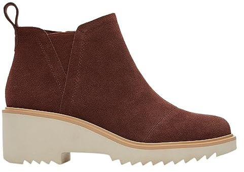 TOMS Women's Maude Ankle Boot, Chestnut Suede, 5.5 UK