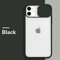 Coque compatible avec iPhone 11 12 Pro Max Mini protection appareil photo Coque Bumper Case iPhone 11 12 Fermeture caméra Destruction Emballé dans une boîte (iPhone 11, noir)