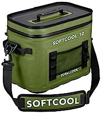 SOFTCOOL - Bolsa Nevera PORTÁTIL - Bolsa DE Camping - Bolsa Nevera (12L, Verde Camuflaje)